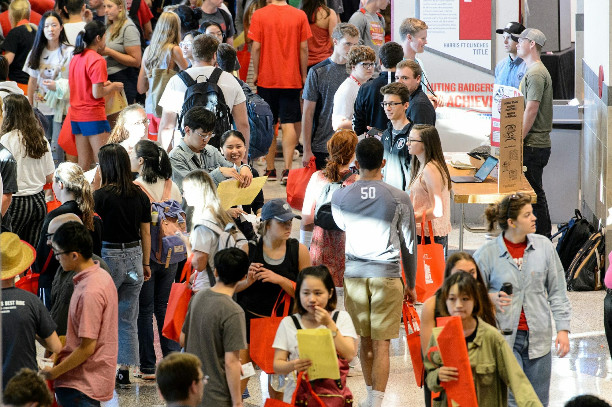 Student Org fair at UW–Madison