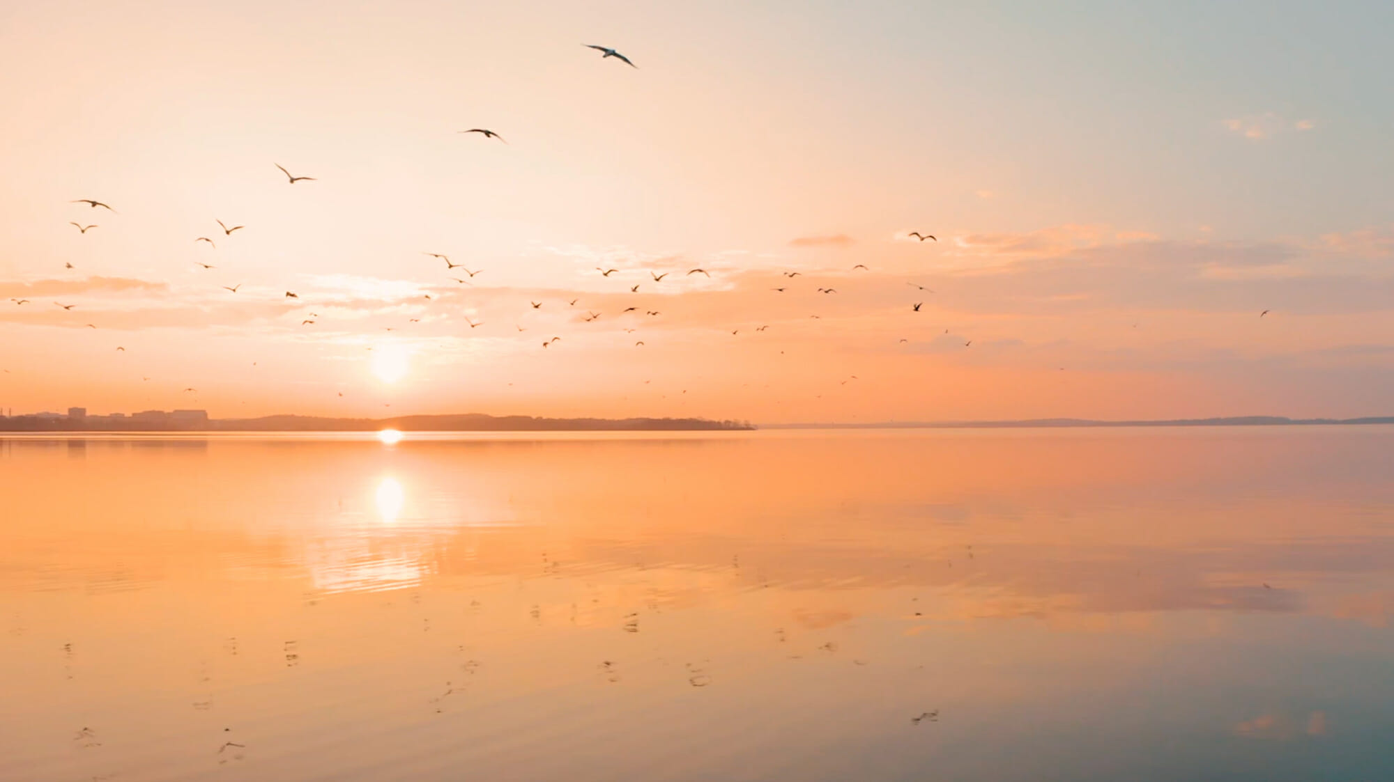 Sunrise over Lake Mendota